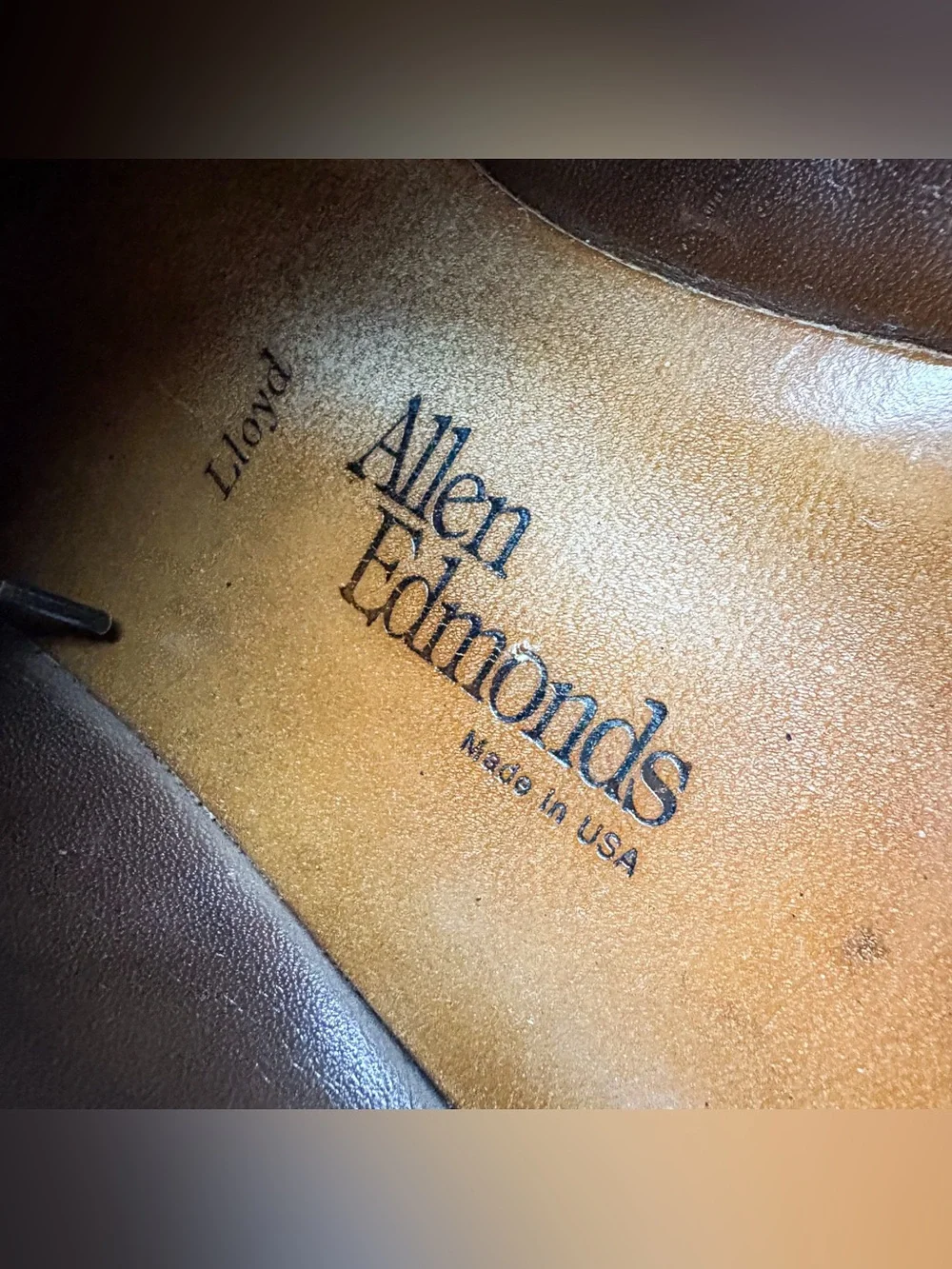 Allen Edmonds Lloyd McAllister Wingtip Oxford Dress Shoes Black Mens 11.5 Formal